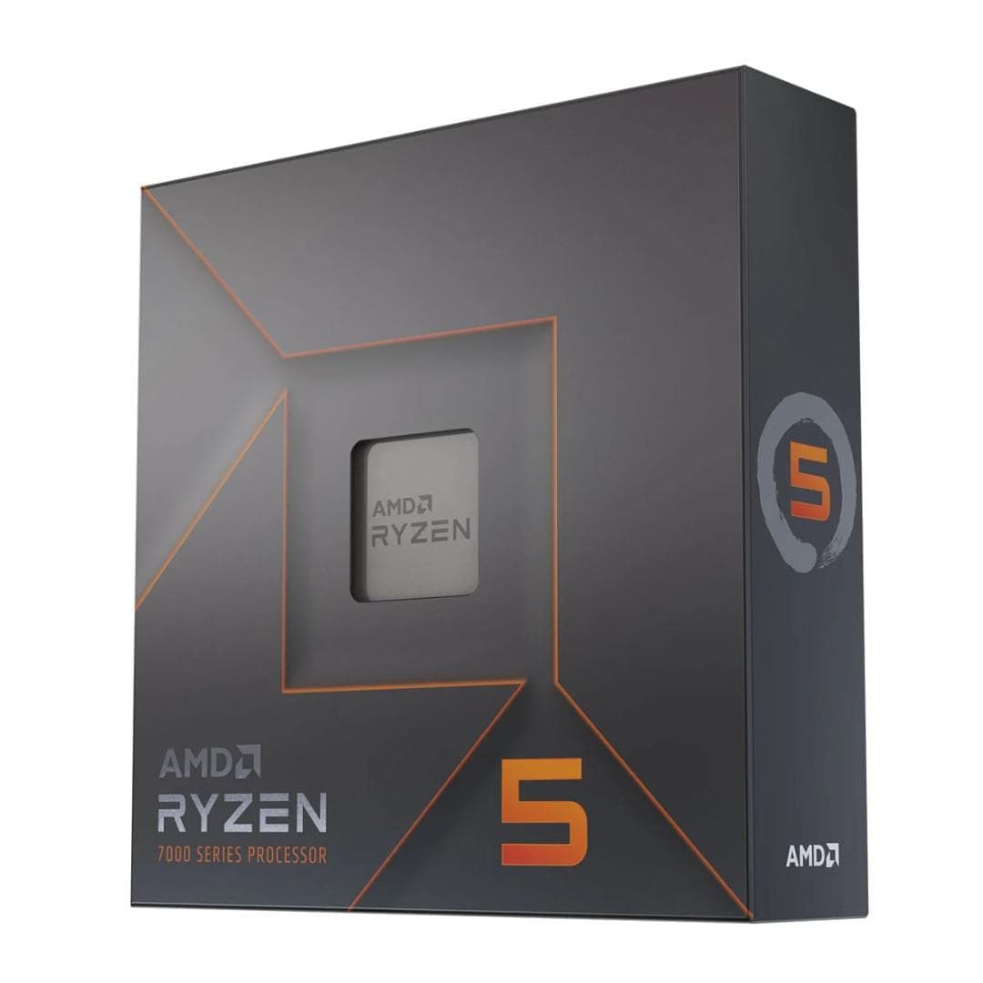 AMD Ryzen 5 7600X Desktop Processor (6-core/12-thread, 38MB